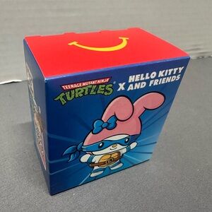 McDonald's Hello Kitty x TMNT Blue and Pink Figure